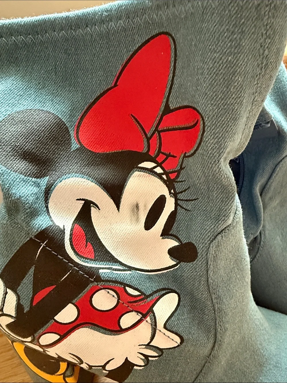 Disney x Aldo Special Edition 2019 Mickey and Minnie Step In Magic Denim Boots
